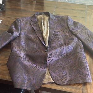 Van Heusen Purple and Gold Sport Coat